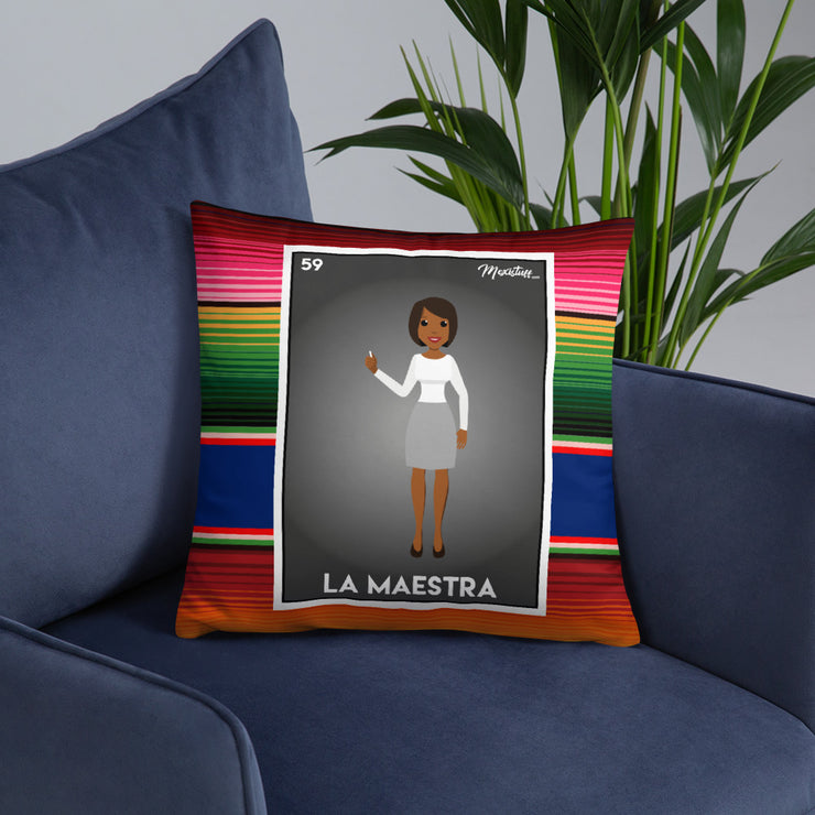 La Maestra Stuffed Pillow