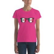 Mexican Flag Sunglasses Women's Premium Tee