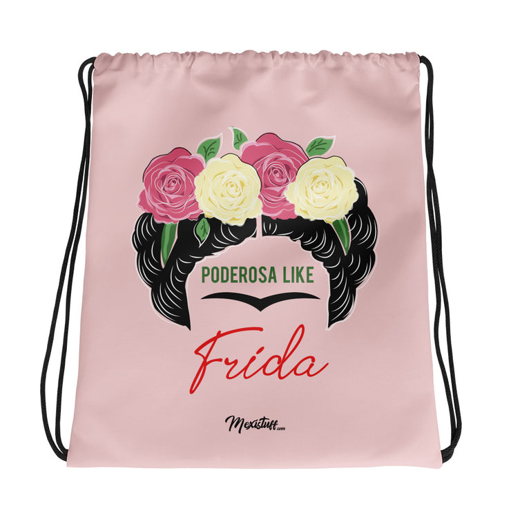 Poderosa Like Frida Drawstring bag