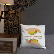 Balanced Taco Diet Stuffed Pillow