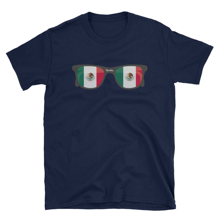 Mexican Flag Sunglasses Unisex Tee