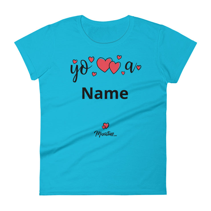Custom Yo Amo A... Women's Premium Tee