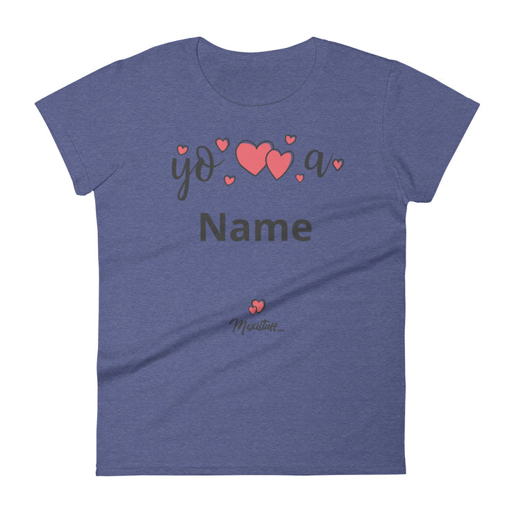 Custom Yo Amo A... Women's Premium Tee