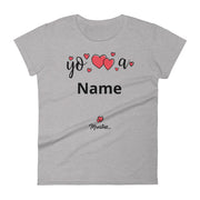 Custom Yo Amo A... Women's Premium Tee