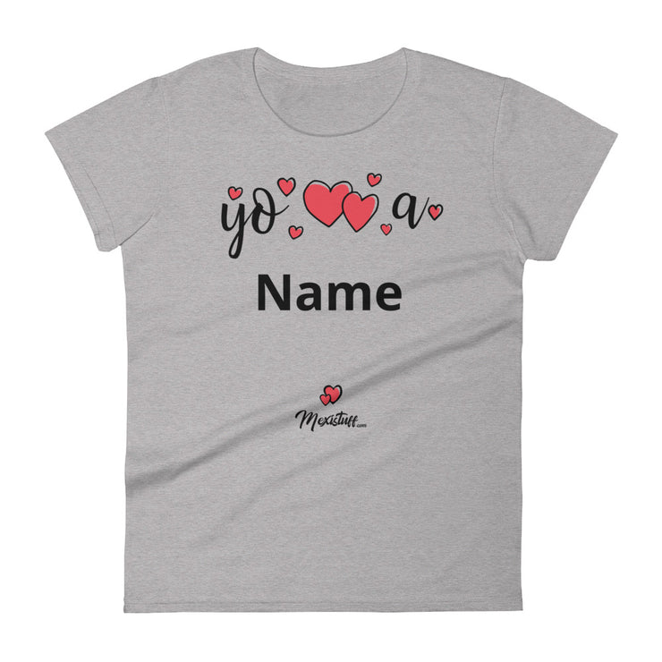 Custom Yo Amo A... Women's Premium Tee