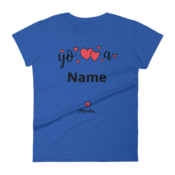 Custom Yo Amo A... Women's Premium Tee