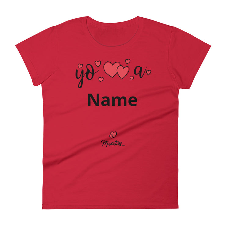 Custom Yo Amo A... Women's Premium Tee