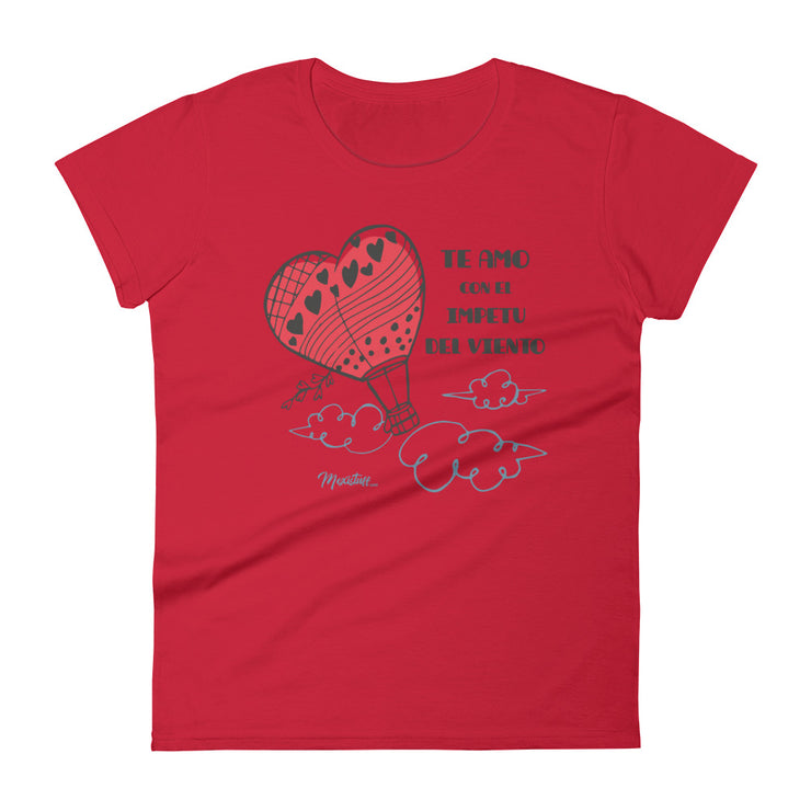 Con El Impetu Del Viento Women's Premium Tee